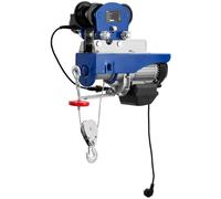 Electric Trolley Hoist 800 kg Remote Control - Crane Trolleys by MSW Blue