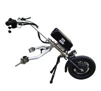 Electric Trolley Sports Steering Wheel Traction Head Wheelchair Accessories, Rehabilitation Therapy, Electric Wheelchair Modification Kit, Trolley Front Drive Accessories (A)