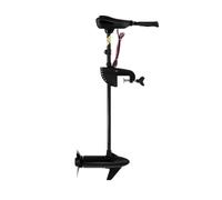 Electric Trolling Motor 12V 55LBS Transom Mount Boat Engine with Telescopic Handle LED Indicator(24V 86LBS)