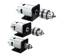 Electric Trolling Motor 775 Motor 10000rpm DC 12V Lathe Press 775 Motor With Miniature Hand Drill Chuck and Mounting Bracket for Milling Machine(1.5-10mm)