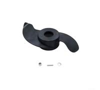 Electric Trolling Motor Propeller for Watersnake Sunelexe Savylor - Plastic 2/3 High Efficiency Black Replacement Part(C)
