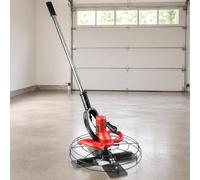 Electric Trowel & Polisher, 6-Speed, 2 x 20,000mAh Battery, 600-900W, 5 Discs & 130cm Fixed Pole for Concrete Grout Mixing and Floor/Ceiling Wall Finishing