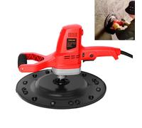 Electric Trowel Polishing Machine 1800W Handheld Tool for Wall Smoothing, 6 Speed Regulation 80-200RPM for Home Renovation & Small-Scale Construction