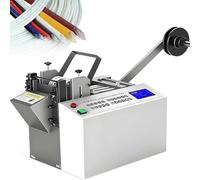 Electric Tube Cable Pipe Cutter,Fully Automatic Heat-Shrink Micro-Computer Cutting Machine, Accuracy 0.1mm,for Sleeve Rubber/Plastic