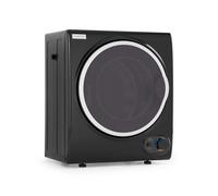 Electric Tumble Dryer Laundry Clothes Machine Front Loading 2.5 kg 850 W Black [EEK: C]