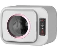 Electric Tumble Laundry Dryer - Portable Mini Small Spin Dryer For Home | 300W Compact And Efficient | Quick Drying Solution(White)