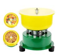 Electric Tumbler Jewelry Polishing Machine with Clear Acrylic Cover for Even Polishing of Metal Parts, Gemstones, and Jade