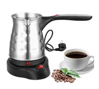 Electric Turkish Coffee Machine with Handle, 500 ml Electric Coffee Pot, Electric Coffee Machine, Turkish Coffee Pot, Espresso Maker Induction, Turkish Coffee Machine with Stainless Steel Travel