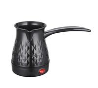 Electric Turkish Coffee Pot, 0.5L Multifunctional Anti-Dry Burn Stainless Steel Coffee Maker with 600W Heating Plate, Removable Handle - Home Brewing