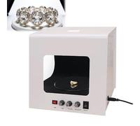 Electric Turntable Light Box for Jewelry Photography, 20000Lux/22000Lux, Foldable and Flexible Shooting Studio for Sellers and Bloggers