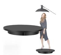 Electric Turntable Motorized Rotating Stand with Remote, 360° Photography Display Platform, 60cm, 150kg Loading for Shop Display