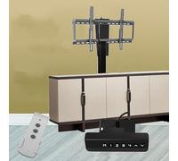 Electric TV Ceiling Mount - Adjustable Ceiling TV Mount Bracket, With Remote Control Motorized TV Mount, Hanging TV Mount Bracket, Electric TV Lift And Memory Setting, for 32" - 75" TVs(900-