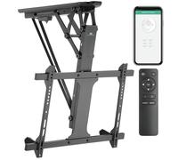 Electric TV Ceiling Mount Bracket with Remote Control WiFi Mobile App Tuya 35kg