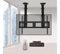 Electric Tv Ceiling Mount - Lcd Tv Floor Stand, Cold Rolled Steel Adjustable Tv Lift, With Remote Control And Smart Memory, For 55-120 Inch, 730-1730Mm/900-2200Mm, Easy To Ins,730,1730mm