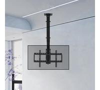 Electric TV Ceiling Mount - TV Floor Stand, Height Adjustable Telescopic Auto Lifting TV Stand, Fits 32-75 Inch TVs, Supporting Hole Spacing Within 600 * 400mm, Bearing 60kg, Easy