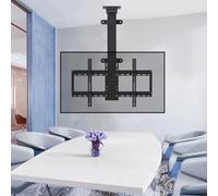 Electric TV Ceiling Mount - TV Floor Stand, Telescopic Auto Lifting TV Stand, Fits 32-75 Inch TVs, 73cm/28.7 Inches to 173cm/68.1inches Height Adjustable, Easy to Installation