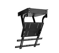 Electric TV Mount Bracket, Adjustable 90-Degree Rotating for 32-86 Inch TVs, Remote Control, Motorized Flip Down for Pitched Roof Installation