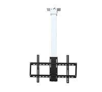 Electric TV Mount Stand - Motorized Ceiling Floor-Mounted for 32-70 Inch TVs, Adjustable Height with Remote Control for Optimal Viewing Experience (A)