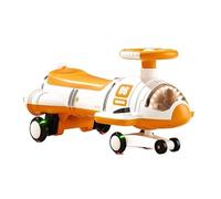 Electric Twist Car with Pedals 2 in 1 Swing Cars Silent Wiggle car