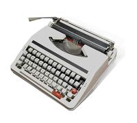 Electric Typewriter, Vintage Style with Full Metal Body and Proofreading Function, Perfect Literary Gift for Creative Writing, Notes and Letters