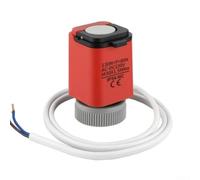 Electric Underfloor Heating Actuator - Dual-Mode Manual & Automatic Water Flow Control, 230V/24V Thermostatic Valve for Floor Heating Systems, NO/NC Configuration, PC/ABS Housing, 8 x 5 x 5 cm