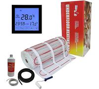 Electric Underfloor Heating kit 150w - 7.0m2 - Black Touch Thermostat