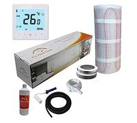 Electric Underfloor Yellow Box Heating kit 150w - 3.5m2 - White WiFi Thermostat