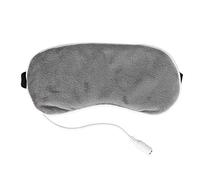 Electric USB Heated Eye mask, Steam Eyeshade Lavender Eye Mask, Portable Eye Massager for Relieve Blepharitis, Dry, Stress, Puffy Eyes(grey)