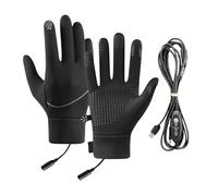 Electric USB Heated Gloves, Waterproof, Adjustable Temperature, for Running, Hunting, Fishing, Working, Driving, Skiing, Hiking, Camping, Outdoor Activities