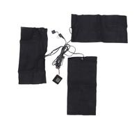 Electric USB Heated Pad Soft Comfortable Lightweight Adjustable Temperature Warmer for Belly Knees Nylon Fabric 25x12cm 5V 2A