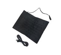 Electric USB Heating Pad Adjustable Thermal Heater Travel Office Dorm Bed Chair Indoor Outdoor Hiking Waist Belly Autumn Mat