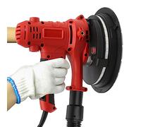 Electric Vacuum Drywall Sander 220V/1200W Portable Handheld Walls Plaster Ceiling Polishing Machine Variable Speed 1200-2500r/min Wall-Sander with Automatic Vacuum Dust Collection System, 23.3*25*30cm