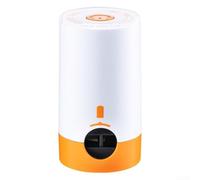 Electric Vacuum Pump 4000Pa Wireless Compression Bag Pump Dual Function Inflator for Storage Bags Travel Space Saving Orange White 8.75cm