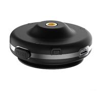 Electric Vacuum Suction Cup Car Phone Holder for Large Screen Devices, One-Touch Release Mount with Non-Marking Silicone Base for Dashboard Windshield, Secure GPS(Black)