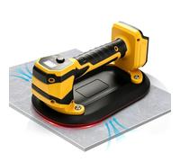 Electric Vacuum Suction Cup Compatible with DEWALT 18V 20V Battery, 250kg Heavy Duty Cordless Tile Sucker with LED Display for Tile Glass Marble MDF Installation (NO BATTERY)