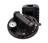 Electric Vacuum Suction Cup Rough Surfaces s Tile, Rock Board, Visible Pressure Gauge, 8" Auto-Air Replenishment
