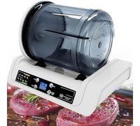 Electric Vacuum Tumbler - 15 Minute Marinating Machine for Meat & Vegetables, Automatic Hamburger Pickling Machine for Chicken, Burger & Bacon