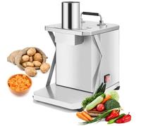 Electric Vegetable and Fruit Dicer, Stainless Steel Automatic Chopper for Onions, Carrots, Cucumbers, Ham, Potatoes