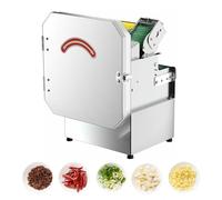 Electric Vegetable Chopper, 2-Speed Adjustable, High Output for Garlic Ginger Chili Potato Slicing