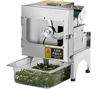 Electric Vegetable Chopper, Adjustable 1.5-35mm Thickness Slicer for Commercial Home, Cutter for Chives Scallions Beans Chili
