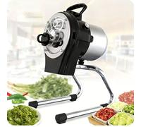 Electric Vegetable Chopper, Adjustable Thickness 1-5mm, Food Shredder for Commercial Use, Ideal for Restaurants, Canteens