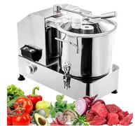 Electric Vegetable Chopper and Meat Grinder, Multi-Functional Stainless Steel Food Processor, for Veggies, Fruits, and Meat