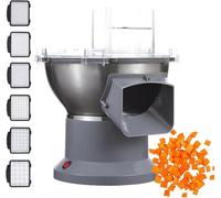 Electric Vegetable Chopper Dicer, Multifunctional Slicer for Easy Onion, Garlic, Carrot, Potato Cutting in Commercial Kitchens