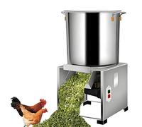 Electric Vegetable Chopper for Animal Feed Preparation, 3500 RPM Stainless Steel Food Processor with 4 Blades for Farm Use