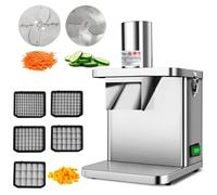 Electric Vegetable Chopper, Onion Dicer, Food Processor for Fruits and Vegetables, Stainless Steel Shredder Grater with Multiple Dicing Options for Kitchen Use