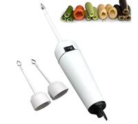 Electric Vegetable Corer - Cordless Rechargeable Zucchini Corer with Adjustable Speed and One-Touch Operation for Digging Squash, Tomato, Eggplant, Potato