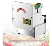 Electric Vegetable Cutter, Commercial Scallion Slicer & Spring Onion Chopper, High-Speed L utting Machine, 150kg/hr, for Garlic, Ginger, Chili, Potato, Cucumber