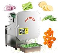 Electric Vegetable Cutter - High-Efficiency Slicing Machine for Commercial Kitchens, 300kg/h Vegetable Prep Solution