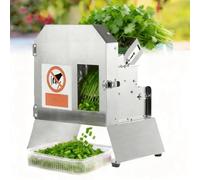 Electric Vegetable Cutter, Multi-Function Food Processor for Ginger, Chili, Leeks, Adjustable Thickness Slicer for Commercial & Home Kitchen
