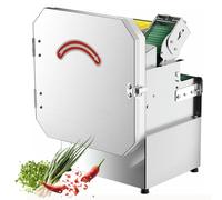 Electric Vegetable Cutter & Slicer - High Power 200W 700BPM for Efficient Chopping of Garlic, Ginger, Chili, Potato, Cucumber - Includes Spring Onion/Leek Cutting Tool